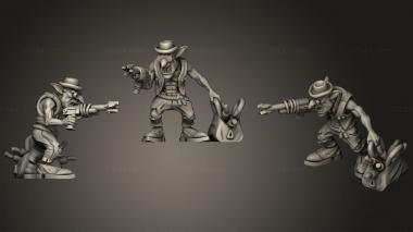 Military figurines Slave 2 3d model